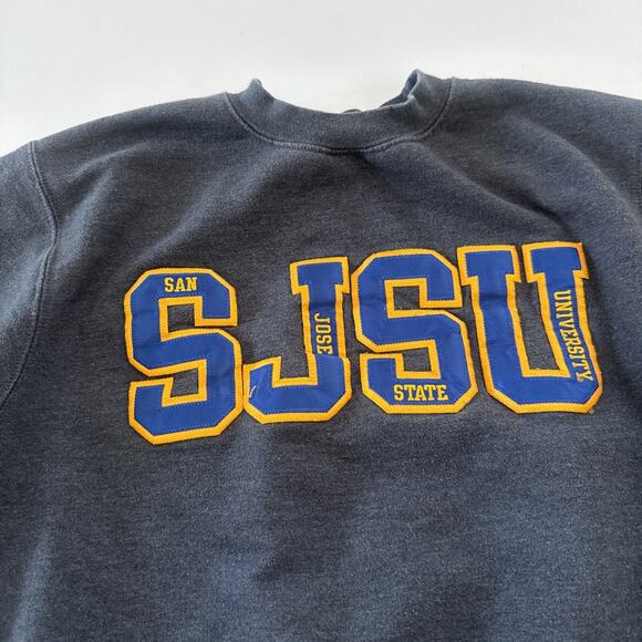 Vintage Champion Eco Fleece San Jose State Sweatshirt Size Small - Picture 2 of 11
